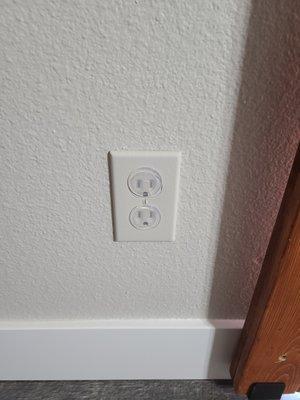 Painted over outlets