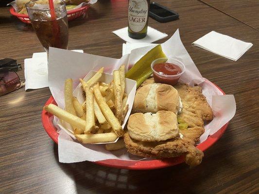 "Veal" (aka pork tenderloin) Sandwich