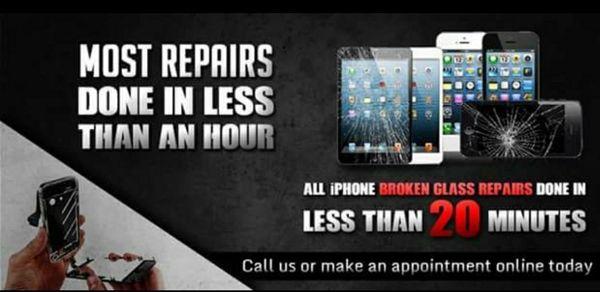 IPHONE REPAIRS DONE WITHIN 20 MINUTES!!!