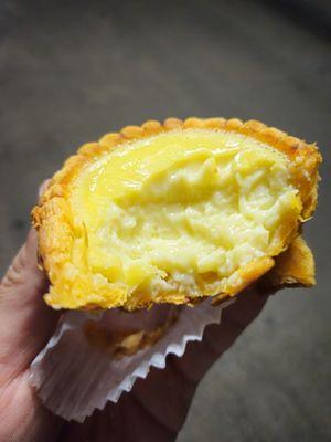 Egg tart from Golden Gate Bakery, San Francisco.