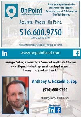 Anthony A. Nozzolillo, Esq. - Chief Legal Counsel