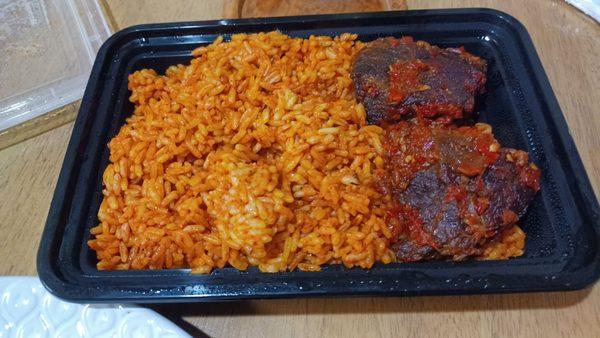 Jollof Rice With Beef