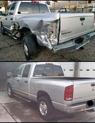 2005 Dodge RAM before and after