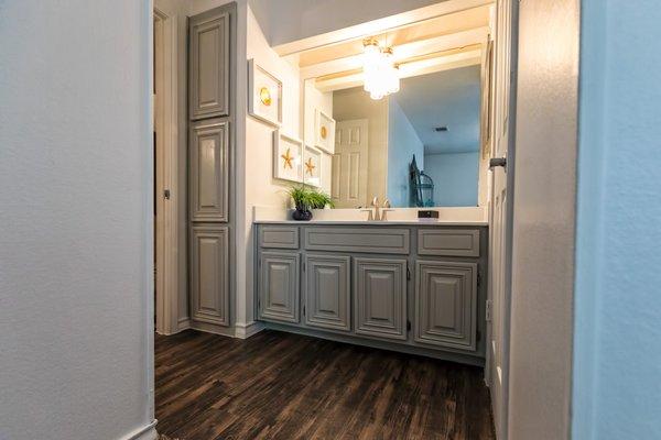 Gorgeous Bathrooms with tons of storage