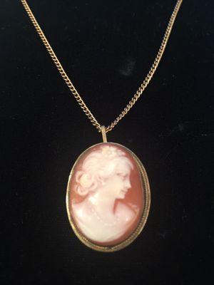 Vintage sterling silver cameo