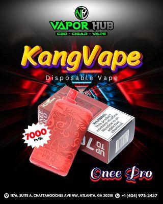 Get ready to elevate your vaping experience with the Kang Vape Onee Pro 7000 puffs, now available at Vapor Hub Chattahoochee!