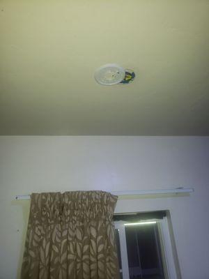 No fire detector in a non smoking room