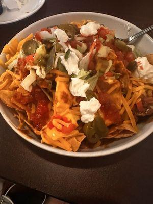 Beef nachos