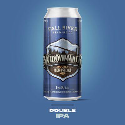 Widowmaker Double IPA by Fall River Brewing Co. in Redding, California