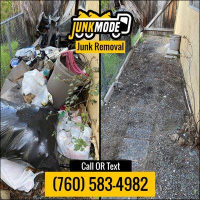 Residential Junk Removal / Trash Removal In San Diego. Call or Text  (760) 583-4982