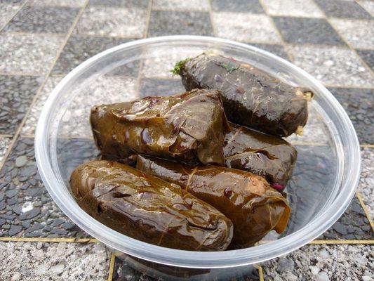 Grape leaves!