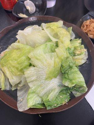 Garlic Stir Fried Lettuce