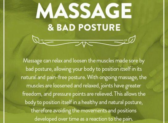 Massage benefits