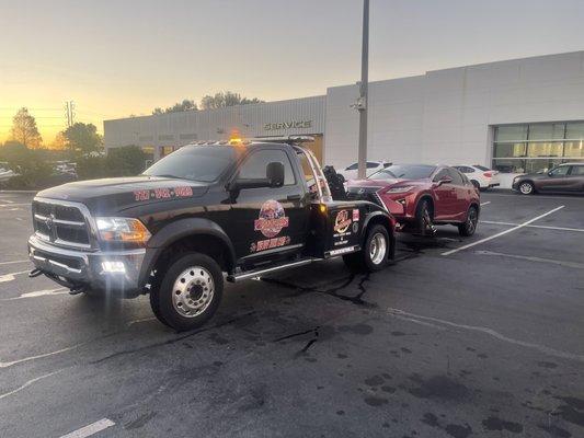 No matter the time of day, no matter the vehicle type we will tow your car