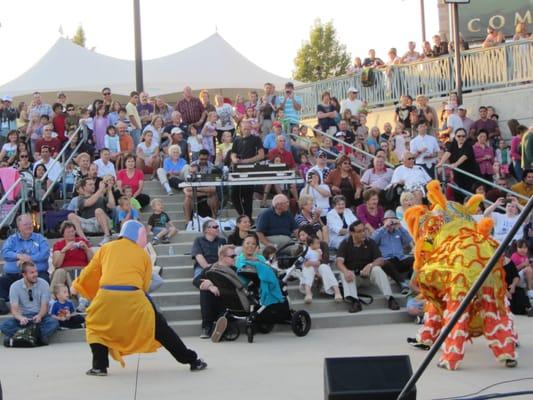 Dragon Dancers at the UCCC during the Chinese Heritage Gate Celebration in 2012.