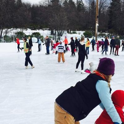 Thank you! To the Mount Shasta ice skating ring our family having fun and really reasonable price.