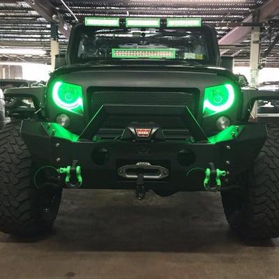 VPR bumper and custom lighting.