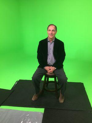 Dr. Abramson recording mindfulness program for the American Dental Association Chicago, Ill