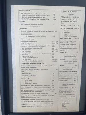 Menu 8/26/23