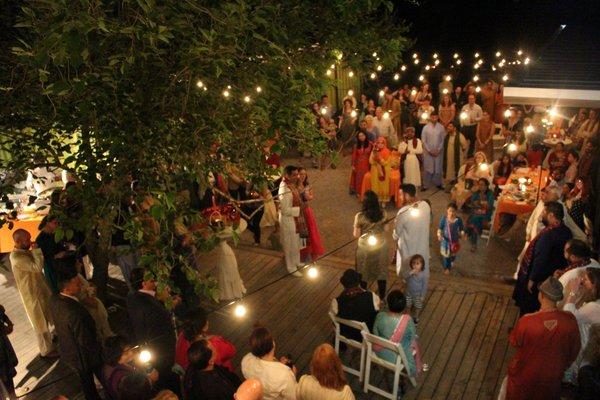 Wedding rehearsal held at Grow Dat Youth Farm.