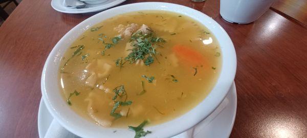 Beef soup with yucca