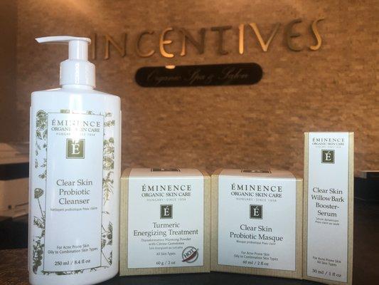 Eminence Organic skin care routine for acne prone skin