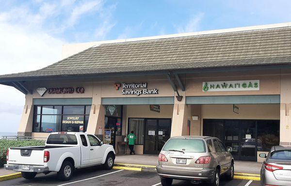 Territorial Savings Bank located at the Crossroads Shopping Center, just a few doors down from Safeway.