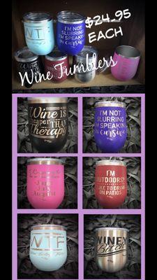 Who doesn't love a "cool" wine glass? Great gift idea for that special Valentine