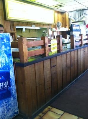 The front counter