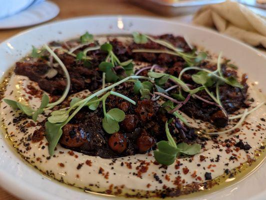 Lamb Hummus Special