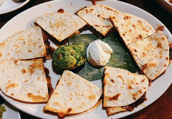 carnitas quesadillas