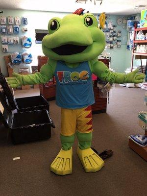 The Pool Frog at customer appreciation day!