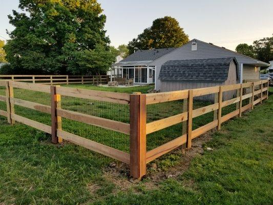 3-Rail, Rough-Cut, Sawn lumber