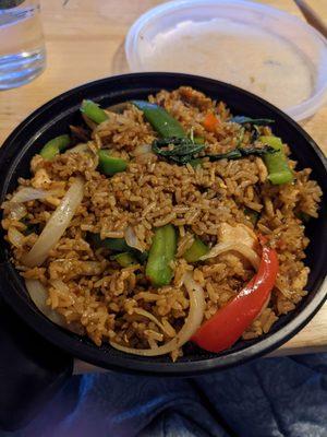 Spicy basil fried rice