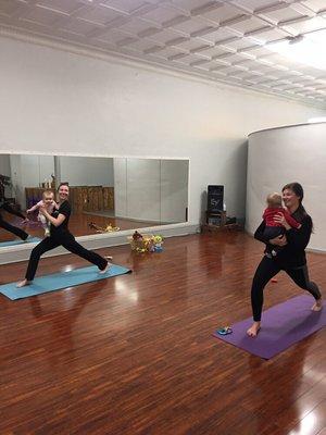 Mommy & Me yoga!