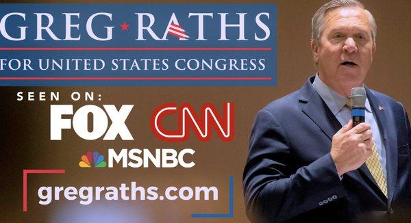 A promotional video we worked on for Greg Raths that was seen on the following Networks