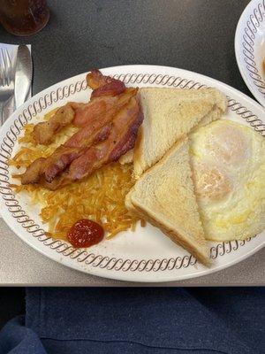 Waffle House meal that comes with 1 famous Waffle House waffle.