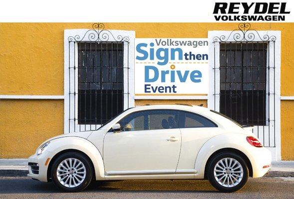 Volkswagen Sign then Drive Event