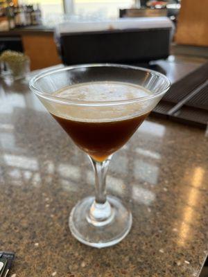 First order of business after landing in NC, espresso martini at the airport