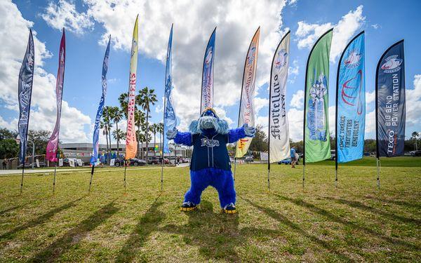 Tampa Bay Rays Mascot - Raymond at the Buddy Baseball games.