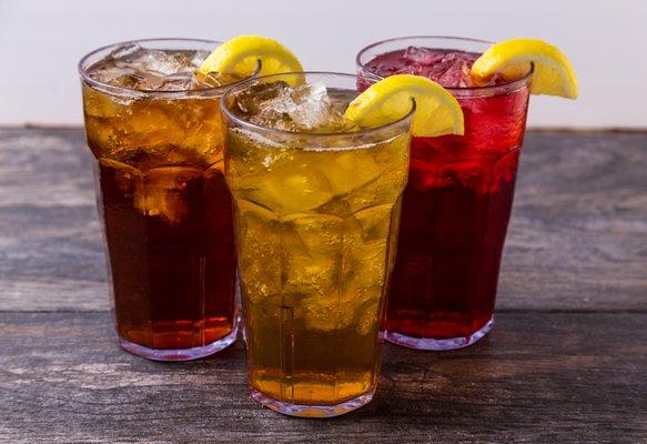 Freshly Brewed Iced Tea (tropical, berry hibiscus, paradise green)