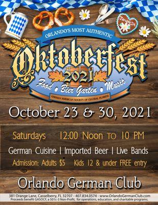 Orlando Oktoberfest 2021