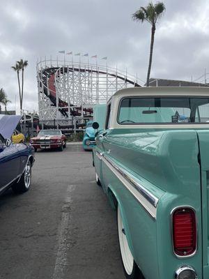 Belmont Park San Diego and classic cars