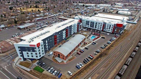 TPO roof installed on huge Multi-Family Complex