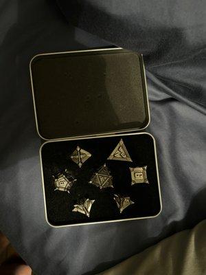 The set of Metal die I got from the shop