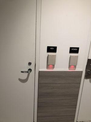 Code machine for restrooms