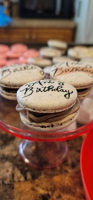 A birthday French Macarons