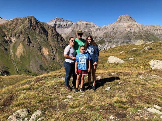 Family and fun with marmots at 12500'!