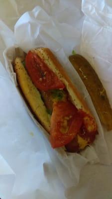 Chicago dog. Not bad for $4