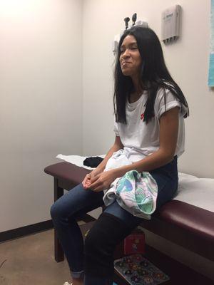 Injured teen